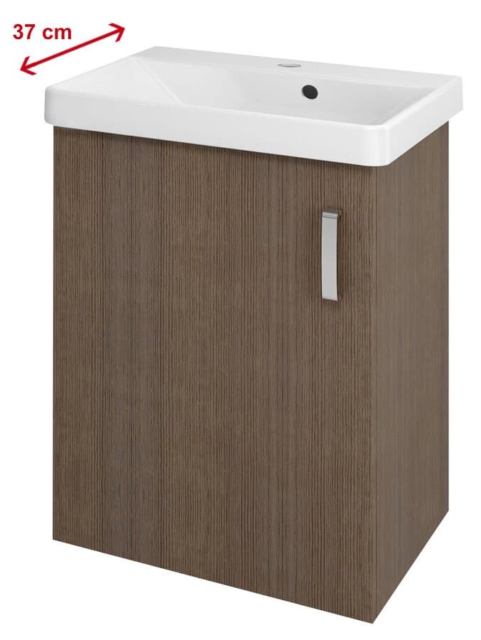 Szafka umywalkowa THEIA 50x70 cm z lewymi drzwiczkami sosna rustykalna