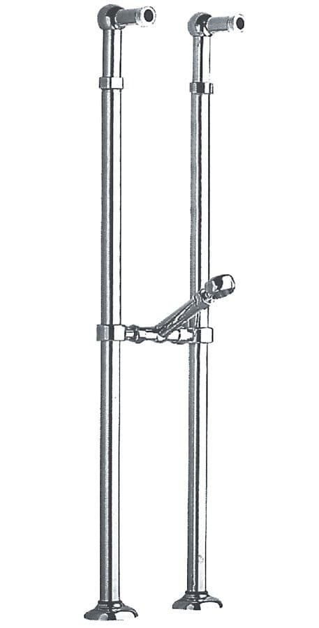 ANTEA podłączenie do baterii wannowej wolnostojącej (para), chrom