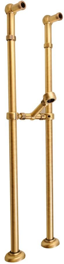 ANTEA podłączenie do instalacji do baterii wannowej wolnostojącej (para), brązowe