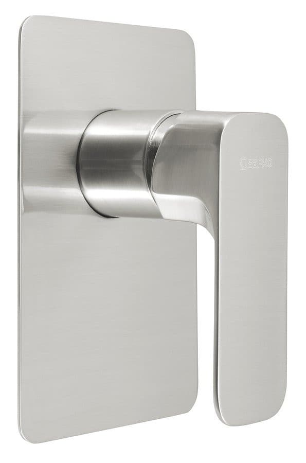 SPY bateria prysznicowa podtynkowe, 1 wyjście, nikiel szczotkowany