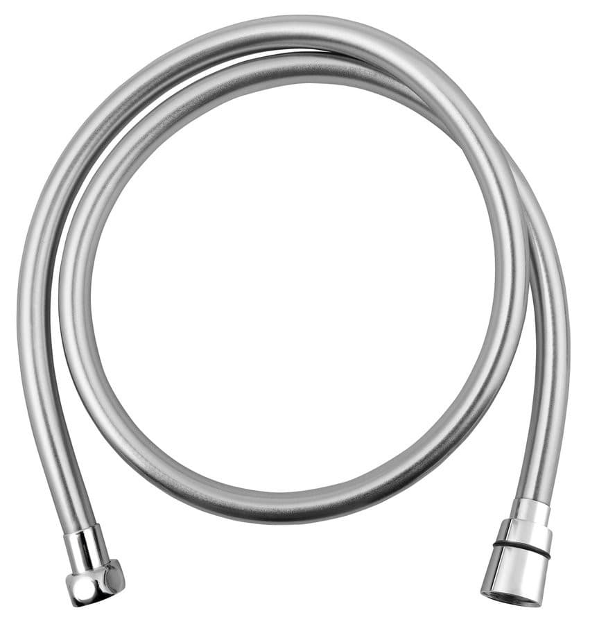 SOFTFLEX wąż prysznicowy plastikowy, 100 cm, metaliczny srebrny (chrom)