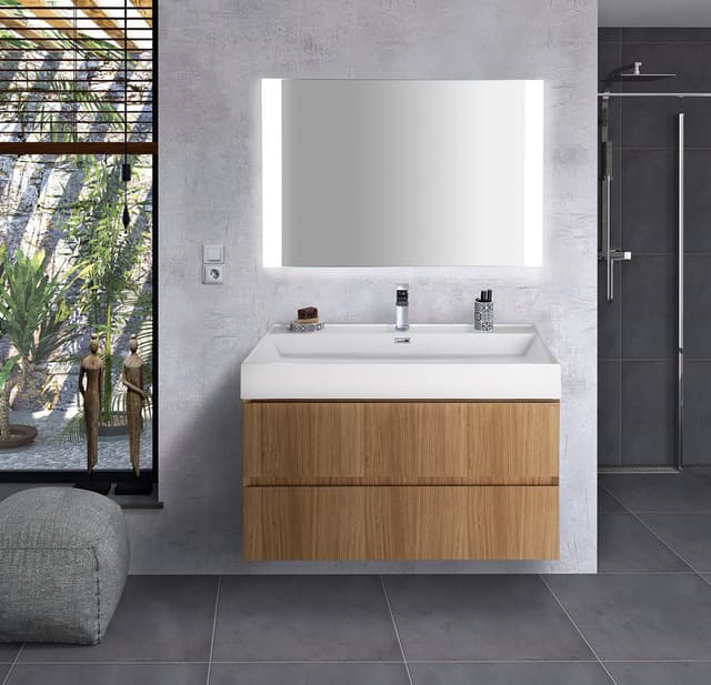 DURANGO lustro prostokątne z oświetleniem LED, 1000x700mm, bezdotykowe