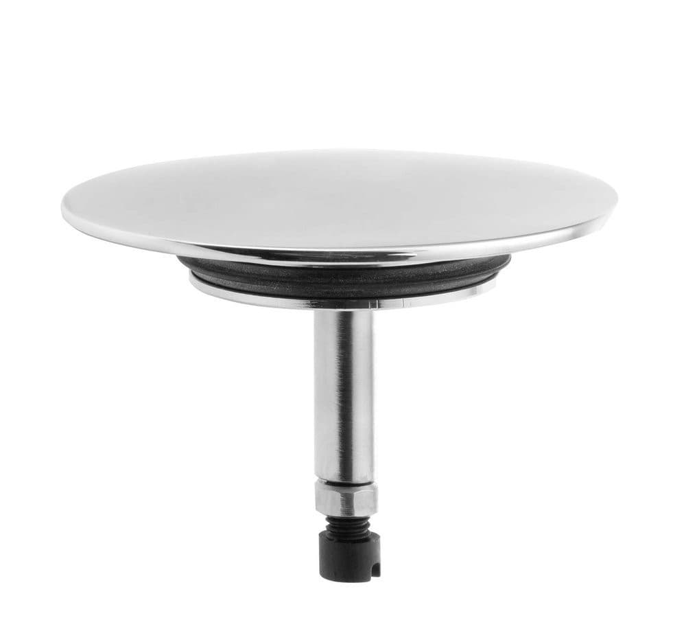 Korek mosiężny chromowany 72mm do zestawów przelewowo-odpływowych