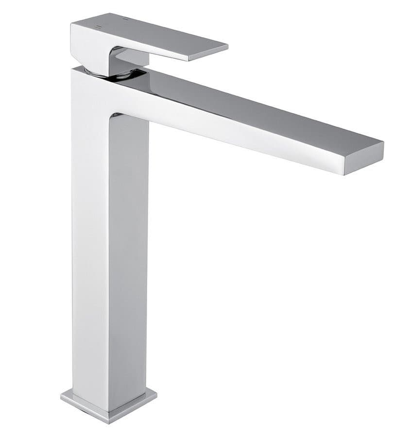 DIMY wysoka bateria umywalkowa z przedłużoną wylewką, bez odpływu, chrom