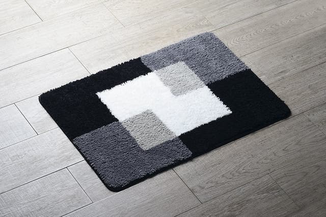 COINS dywanik łazienkowy 55x50 cm z antypoślizgiem, szary