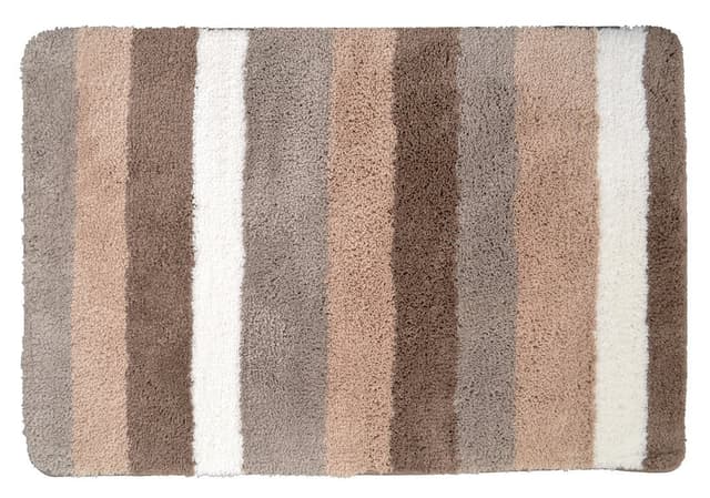 CARL dywanik łazienkowy 60x90cm z antypoślizgiem, mikrofibra poliestrowa, brązowy