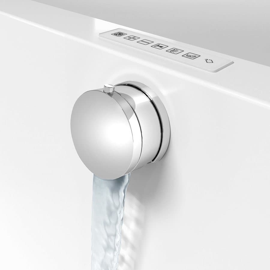 MARBLE zestaw odpływowy automatyczny z napełnianiem, 775mm, chrom