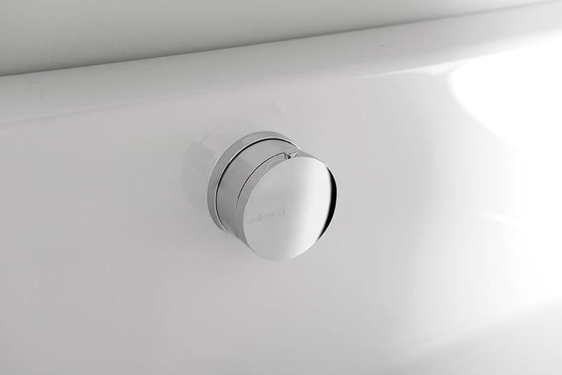 MARBLE zestaw odpływowy automatyczny z napełnianiem, 775mm, chrom