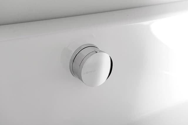 MARBLE zestaw odpływowy automatyczny z napełnianiem, 775mm, chrom