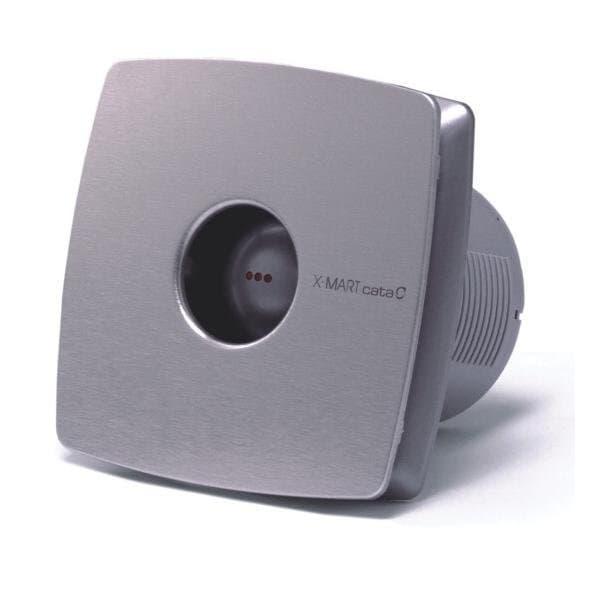 X-MART 10T wentylator łazienkowy 15W z timerem stal nierdzewna