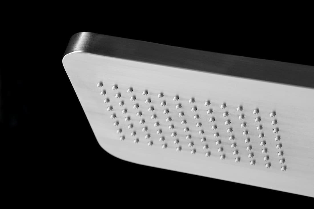 PRESTIGE panel prysznicowy z termostatem 200x1400mm, stal nierdzewna matowa