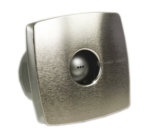 X - MART 12H wentylator łazienkowy 20W 120mm stal nierdzewna mat
