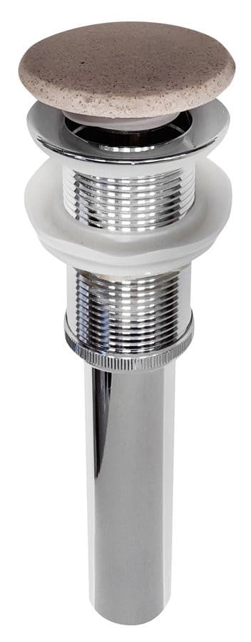 Korek umywalkowy 5/4 klik-klak betonowy grzybek biały piaskowiec