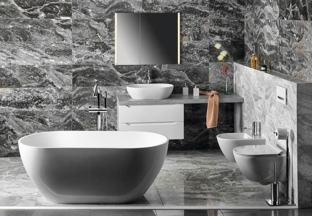 GEBERIT SIGMA50 przycisk spłukujący Dual Flush, biały z chromem