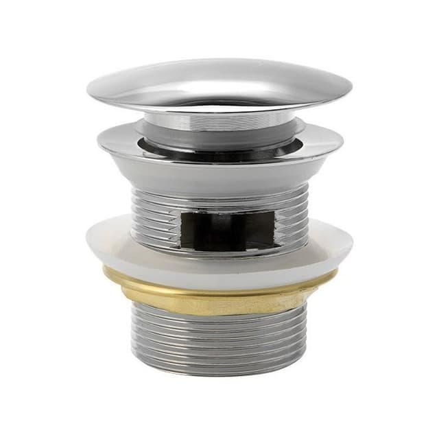 Odpływ wannowy Click-Clack 6/4" chromowany mosiężny