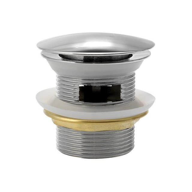 Odpływ wannowy Click-Clack 6/4" chromowany mosiężny