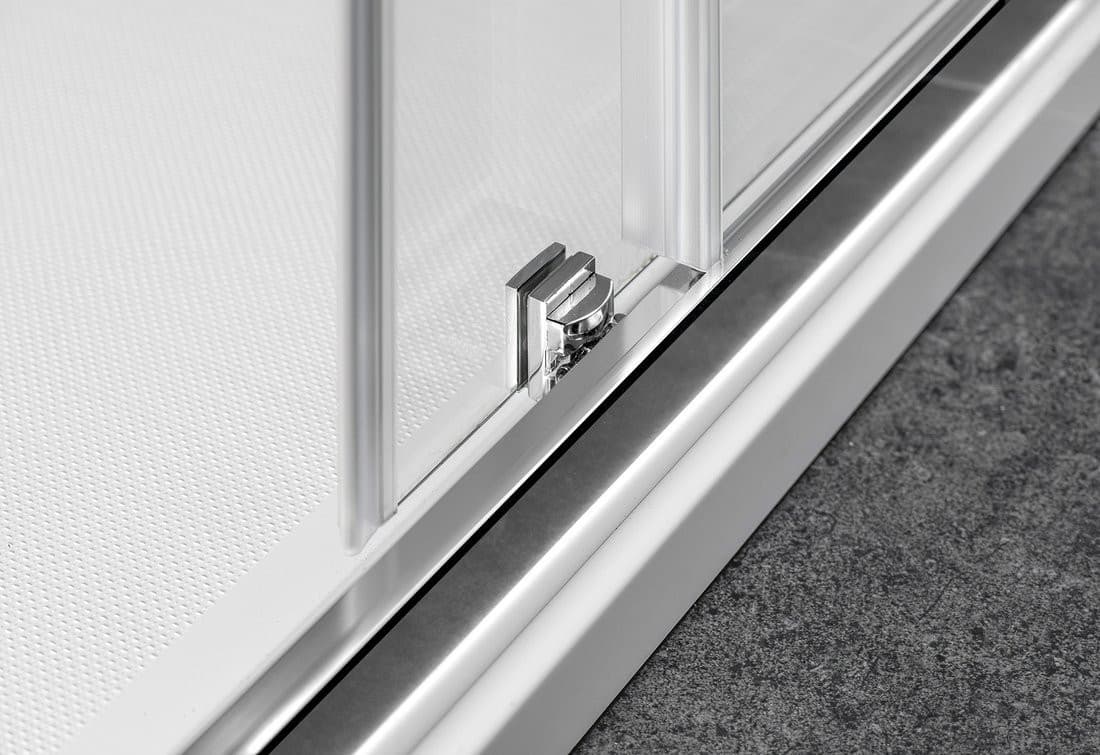 SIGMA SIMPLY półokrągła kabina prysznicowa 1000x1000mm (R550) z czystym szkłem