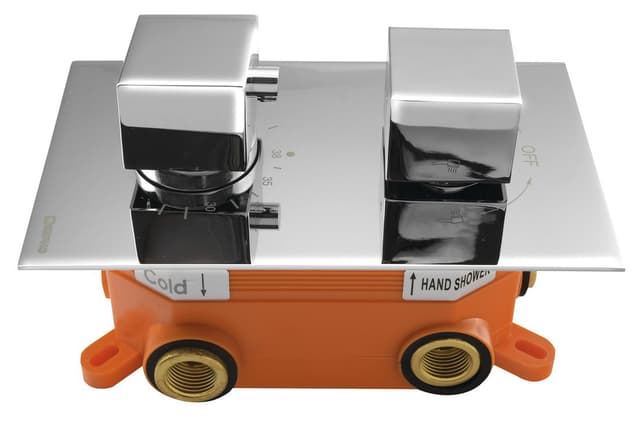 LATUS bateria termostatyczna podtynkowa, 2 wyjścia, chrom