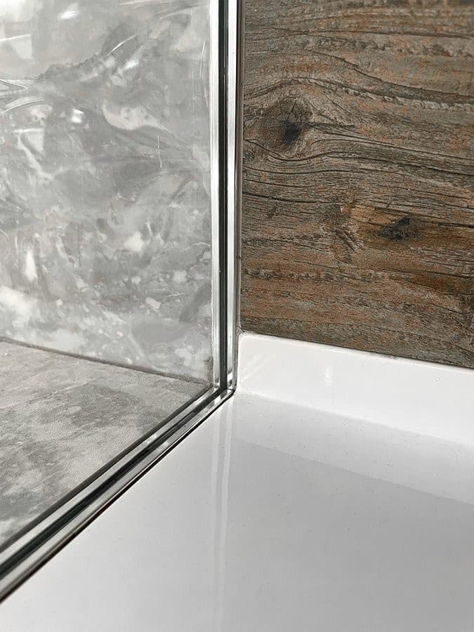 ARCHITEX zestaw montażowy szkła 1600mm polerowane aluminium