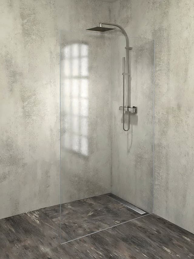 ARCHITEX zestaw montażowy szkła podłoga/ściana 1200 mm polerowane aluminium