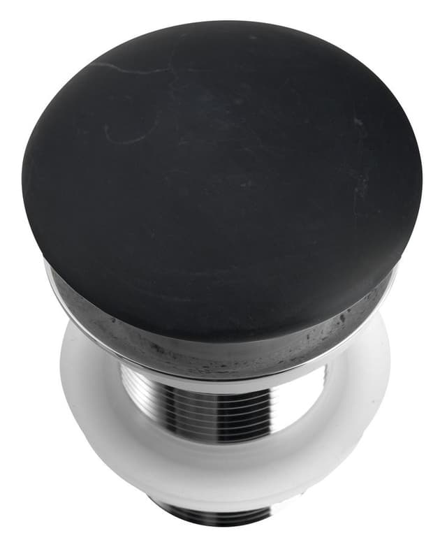 Blok korek umywalkowy 5/4" klik-klak czarny mat Sapho