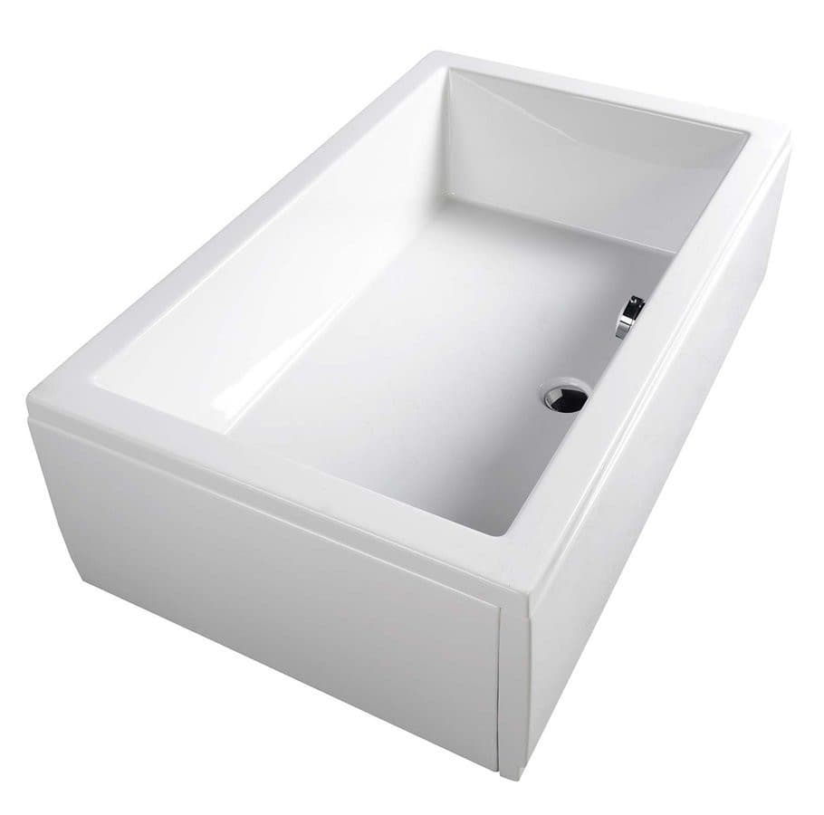 DEEP brodzik głęboki prostokątny 130x75x26 cm, biały