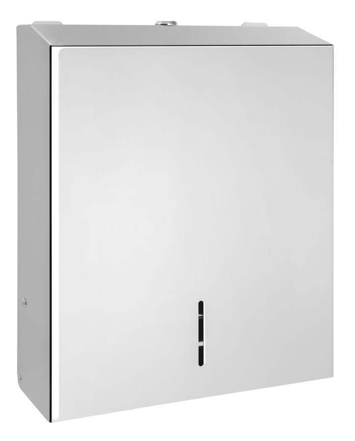 Zasobnik na ręczniki papierowe stal nierdzewna polerowana 285x370x105 mm