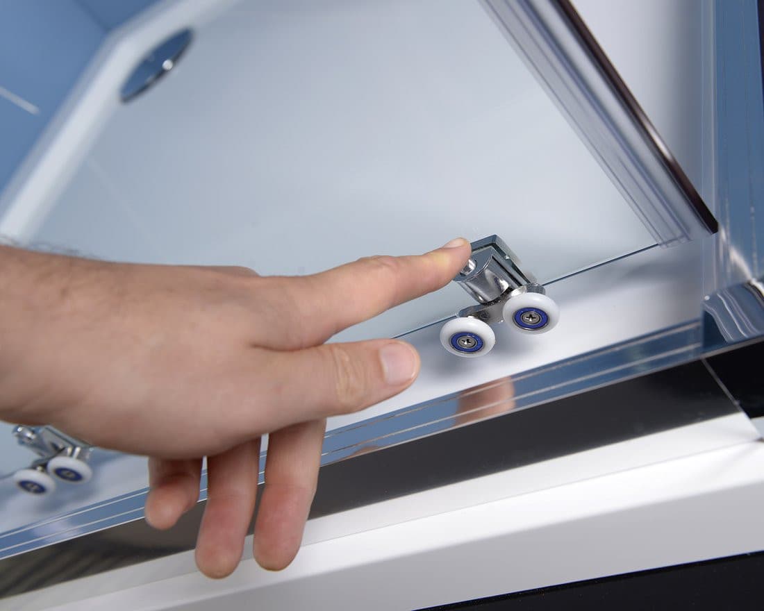 EASY kabina prysznicowa trójścienna 1200x1000mm, wariant L/P, szkło czyste