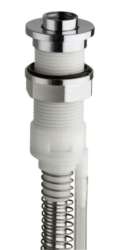 FOLLOW ME gniazdo prysznicowe z odpływem, chromowane, 150 cm wąż