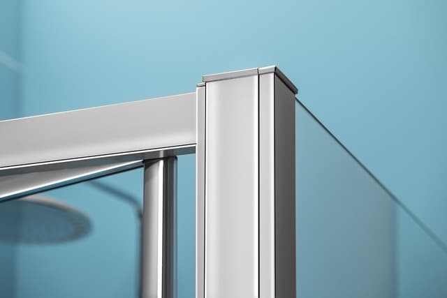 EASY kabina prysznicowa trójścienna 800x800mm, drzwi składane, wariant L/P, szkło czyste