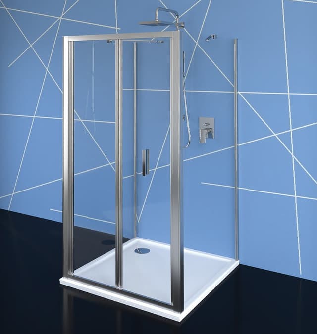 EASY kabina prysznicowa trójścienna 900x700mm, drzwi składane,L/P, szkło czyste