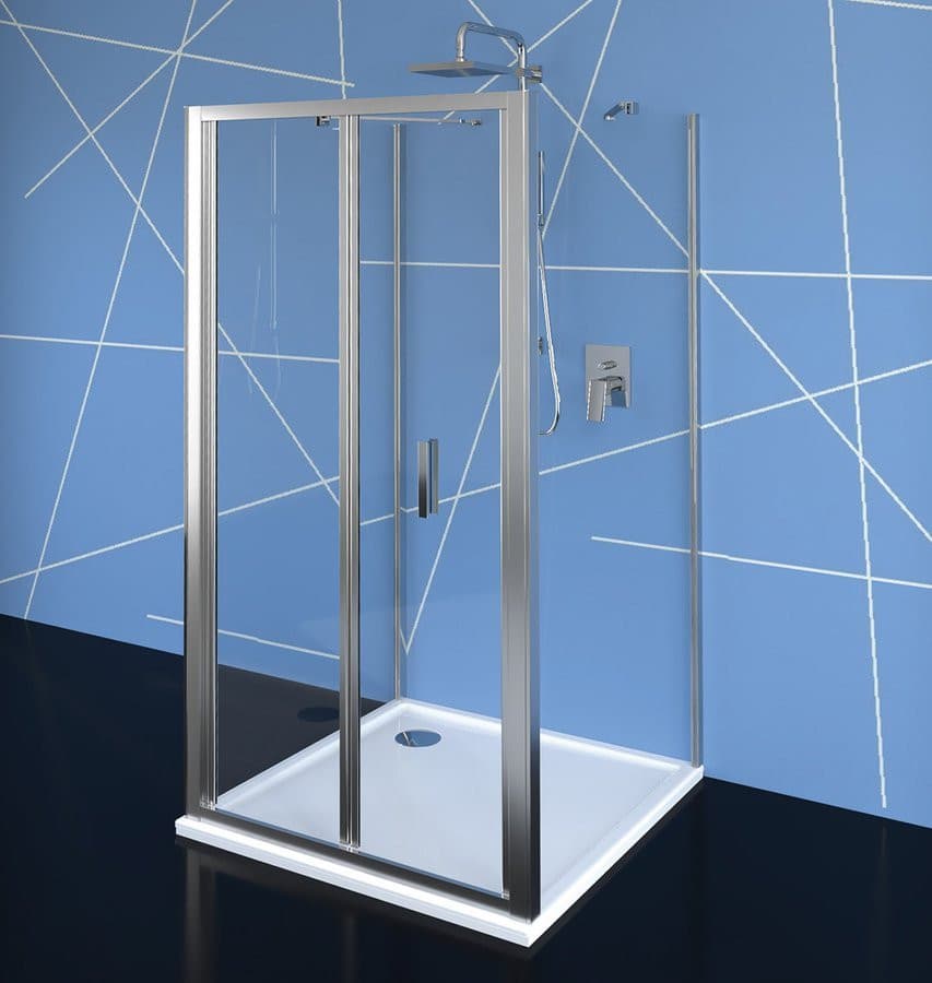 EASY kabina prysznicowa trójścienna 900x1000mm, drzwi składane, L/P, szkło czyste
