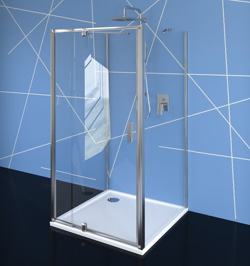 EASY kabina prysznicowa trójścienna 900-1000x700mm, obrotowe drzwi, L/P, szkło czyste