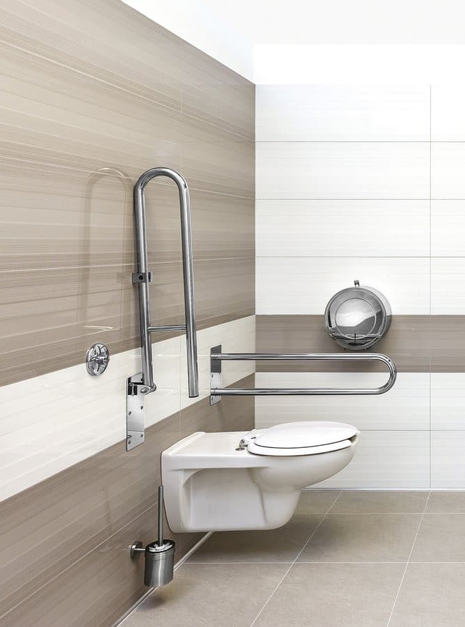 HANDICAP poręcz wspierająca typ-U 600mm stal nierdzewna