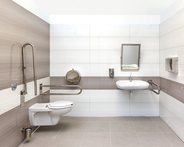 HANDICAP poręcz wspierająca typ-U 600mm stal nierdzewna