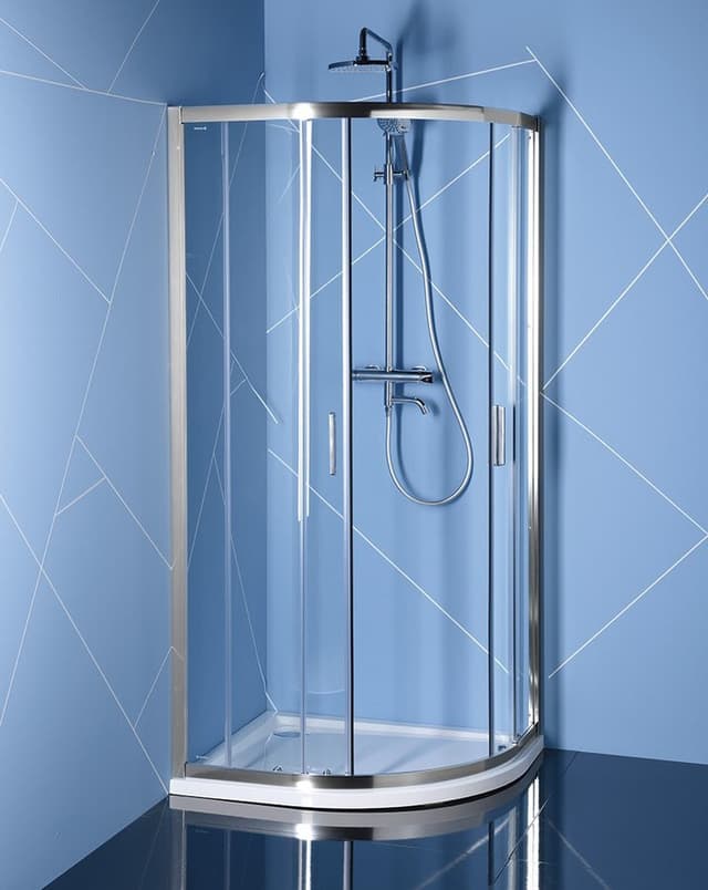 EASY kabina prysznicowa półokrągła 1100x800mm, L/R, szkło czyste