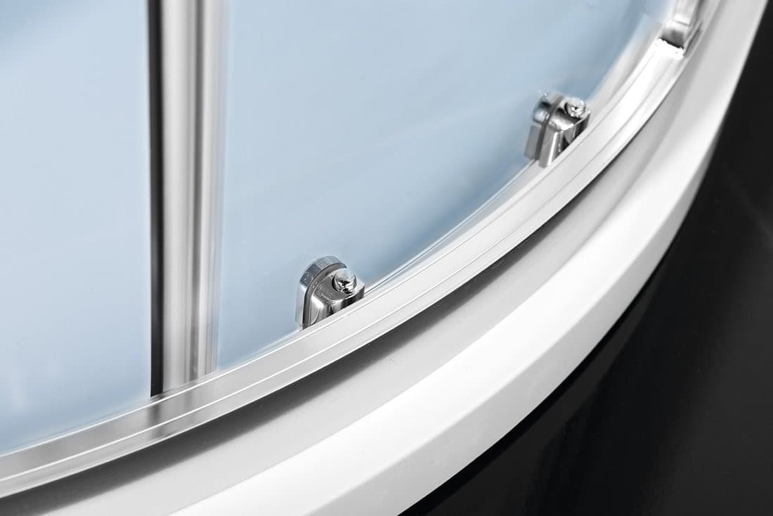 EASY kabina prysznicowa półokrągła 1100x800mm, L/R, szkło czyste