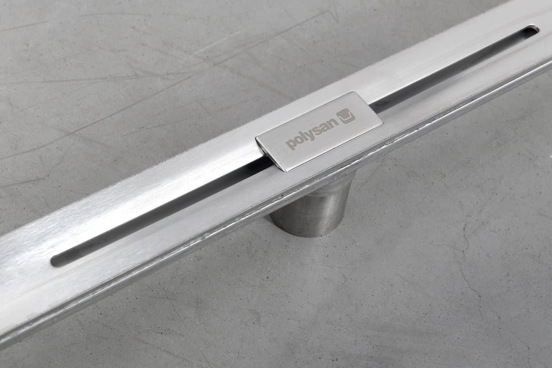 Odpływ liniowy SLIM RIVER ze stali nierdzewnej DN50 L.400-1000