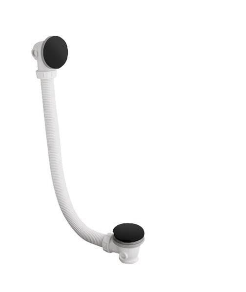 Zestaw odpływowy Klik-Klak z korkiem 900mm czarny mat