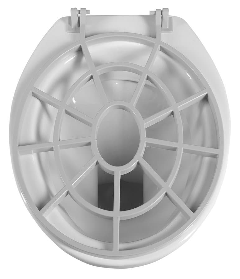 Komora gospodarcza stojąca 36x54 cm z rusztem, dół odpływu, biały