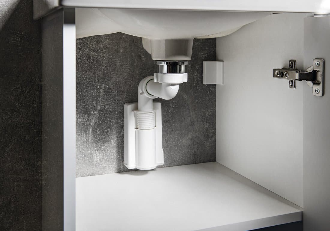 MURALES syfon umywalkowy oszczędzający miejsce, 5/4, korek 32mm, biały