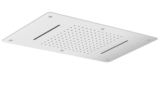 Deszczownia sufitowa, 2xkaskada, 700x380mm, stal nierdzewna polerowana