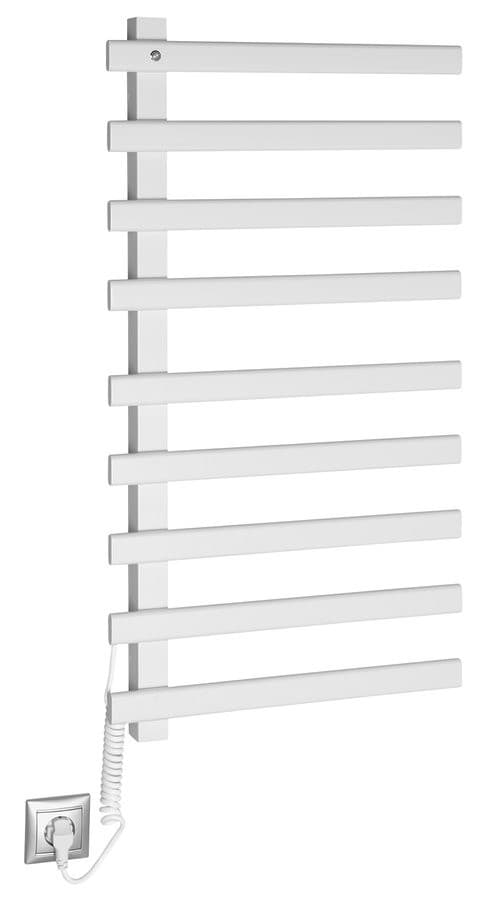 ELCOR elektryczna suszarka na ręczniki 480x920x50 mm, 128 W, biały matowy