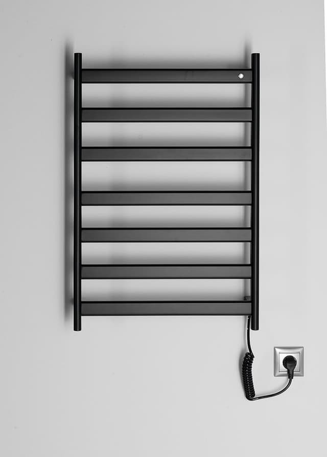 ELIAS suszarka elektryczna na ręczniki 490x730 mm czarny mat