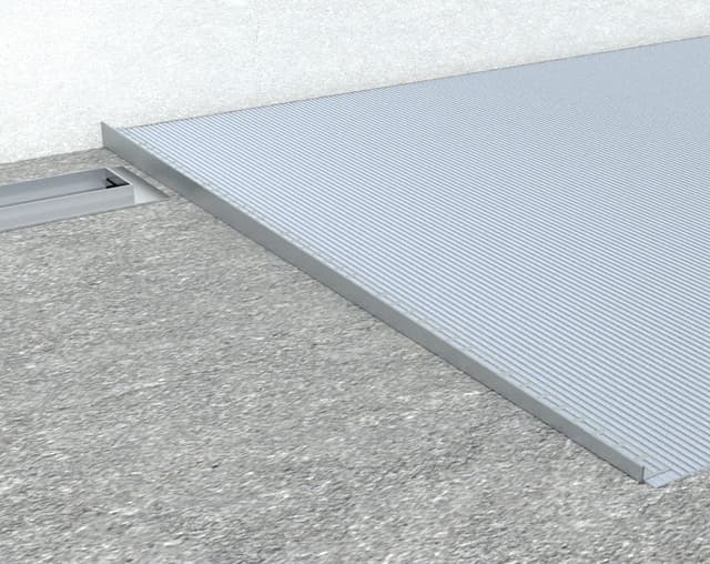 Prawa listwa spadkowa stal nierdzewna mat 12mm 1000mm