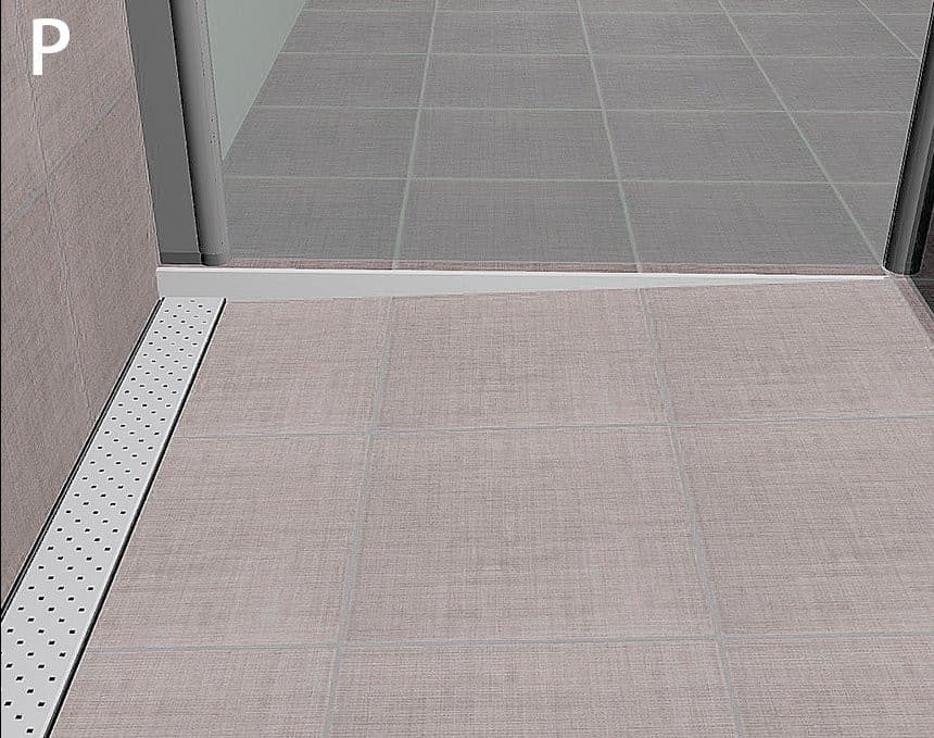 Prawa listwa spadkowa stal nierdzewna mat 12mm 1000mm