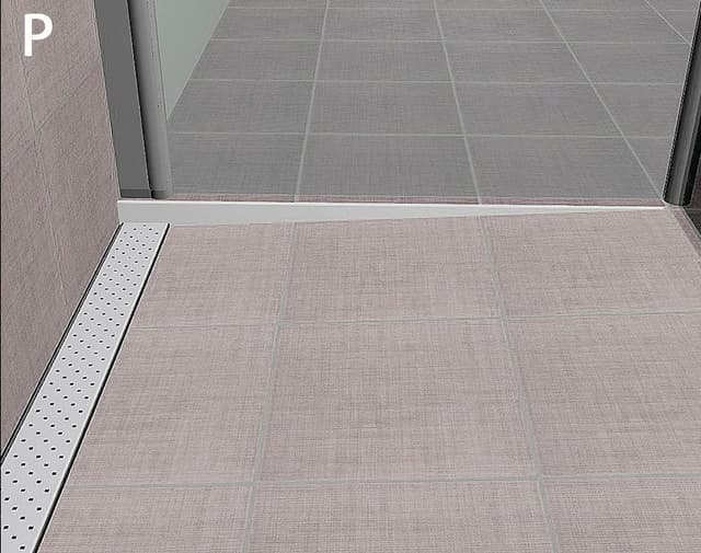 Prawa listwa spadkowa stal nierdzewna mat 12mm 1000mm