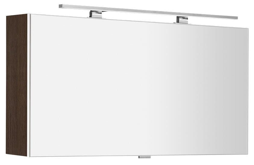 CLOE szafka z lustrem LED, 100x50x18cm, sosna rustykalna