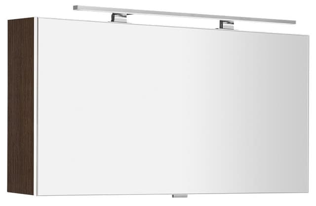 CLOE szafka z lustrem LED, 100x50x18cm, sosna rustykalna