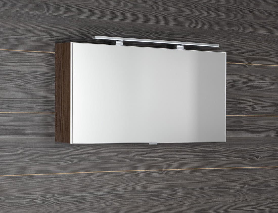 CLOE szafka z lustrem LED, 100x50x18cm, sosna rustykalna